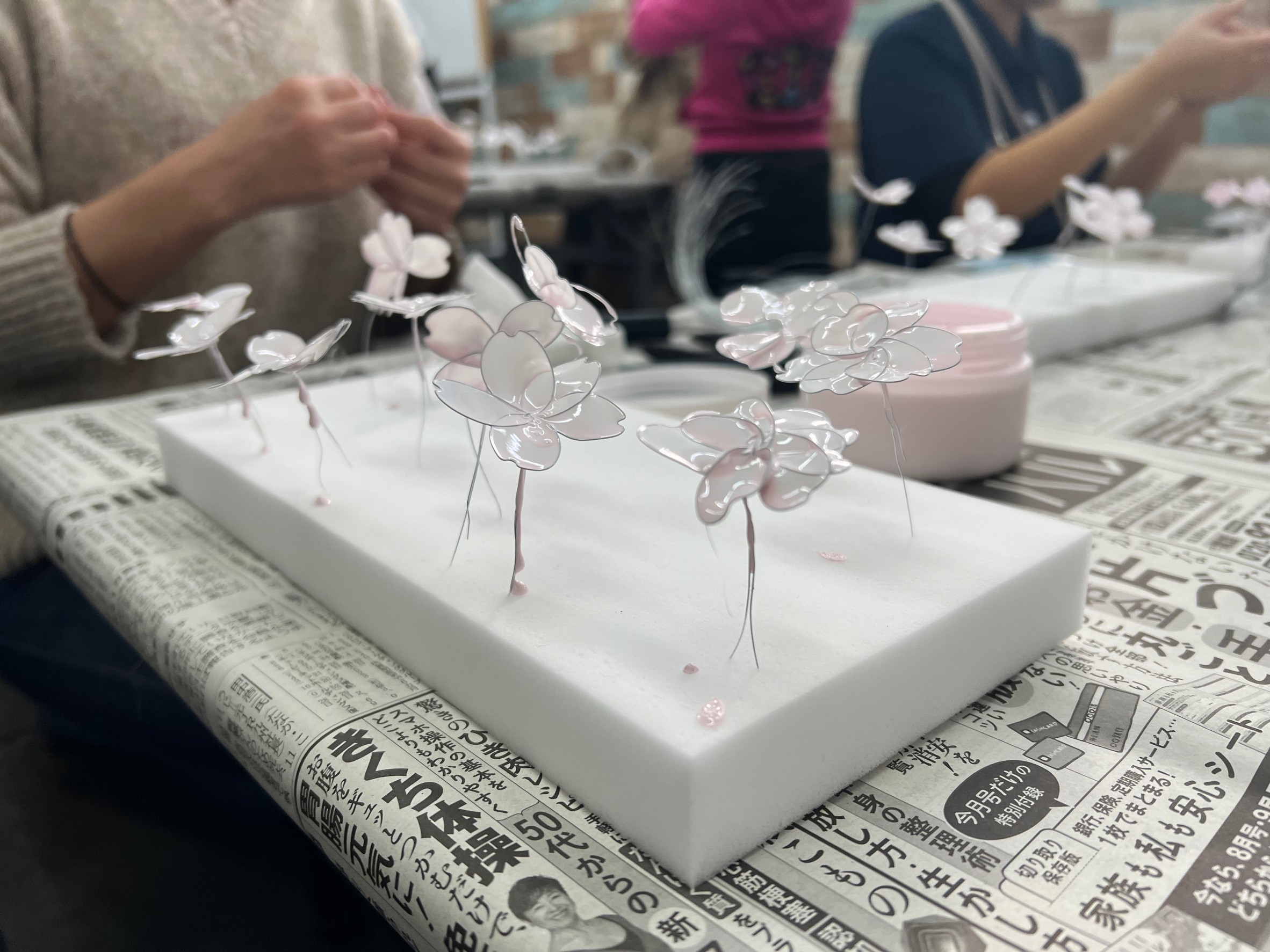 ワイヤーで桜を作る！？ | 平野区の運動療育特化型児童発達支援