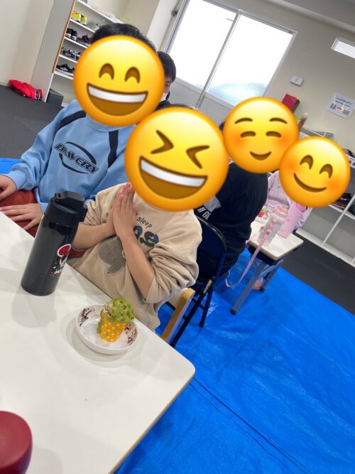 「いただきます！」の様子