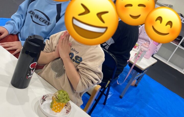 「いただきます！」の様子