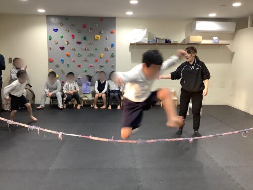 メニューを楽しんでいるところ