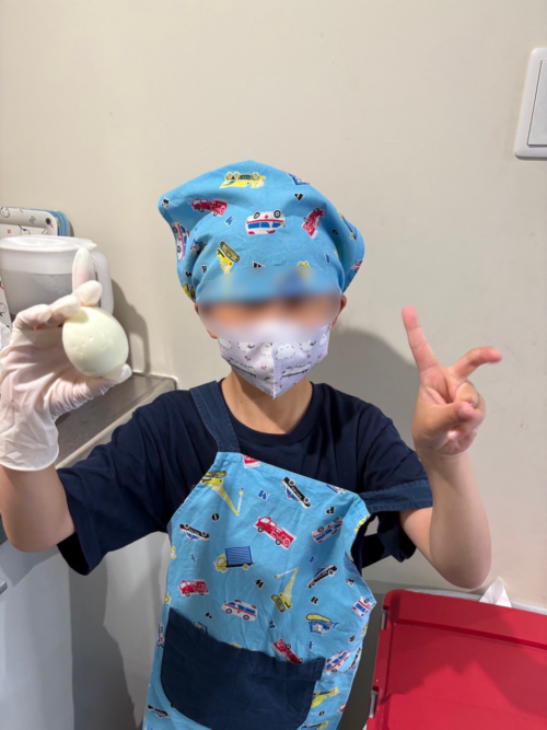 お子様が作ったサンドイッチ